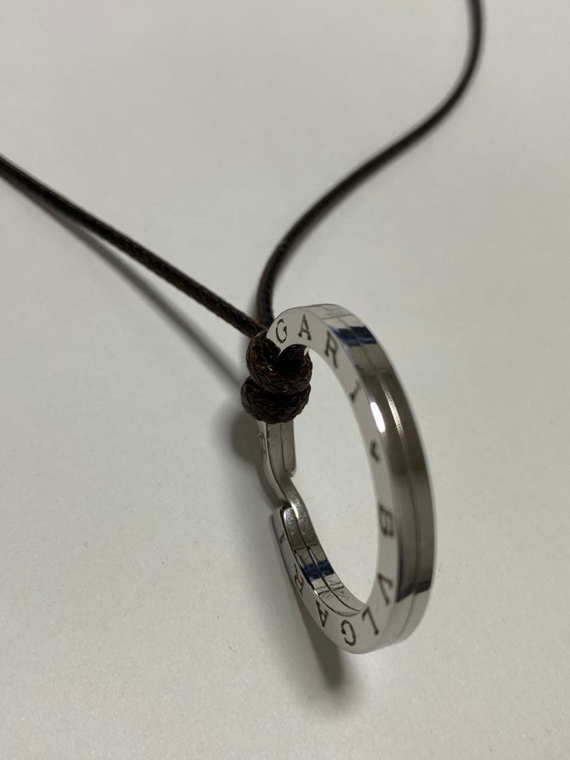 【美品】BVLGARI シルバーリングペンダント【3月19日までの特別価格】