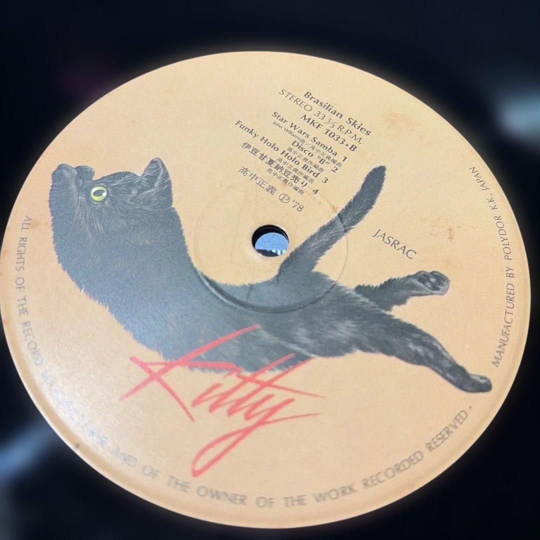 [レコード オリジナル] ブラジリアンスカイズ 高中正義 LP
