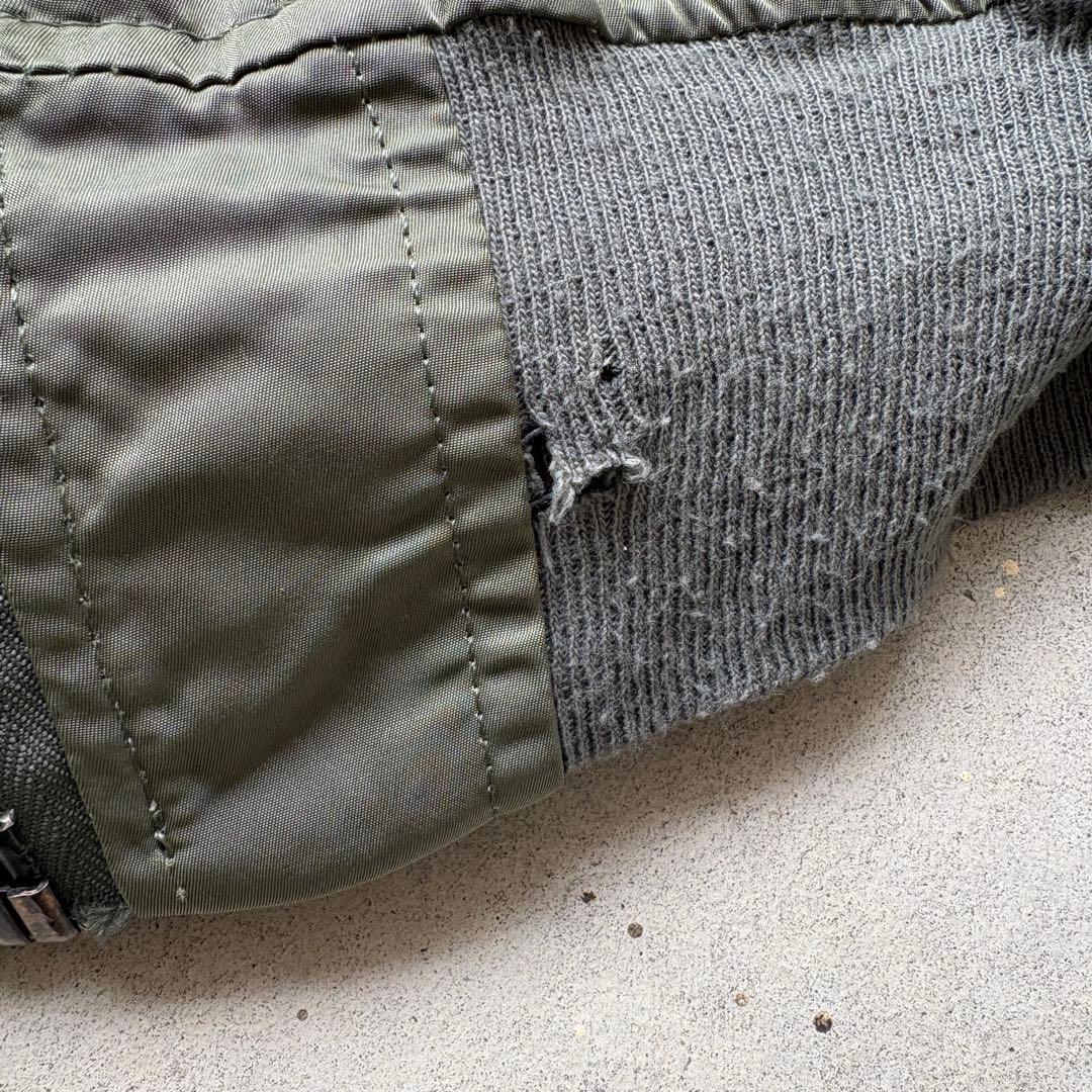 ジャケット・アウター 90s ALPHA MA-1 flight jacket sage green