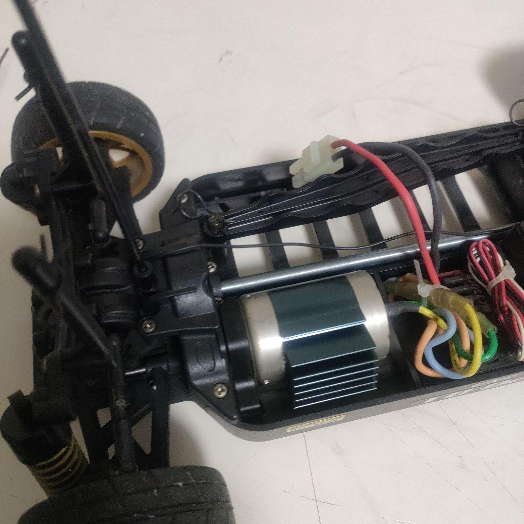 【動作有】タミヤTB-02シャーシ、プロポ、メカ、インプレッサWRCボディ付き