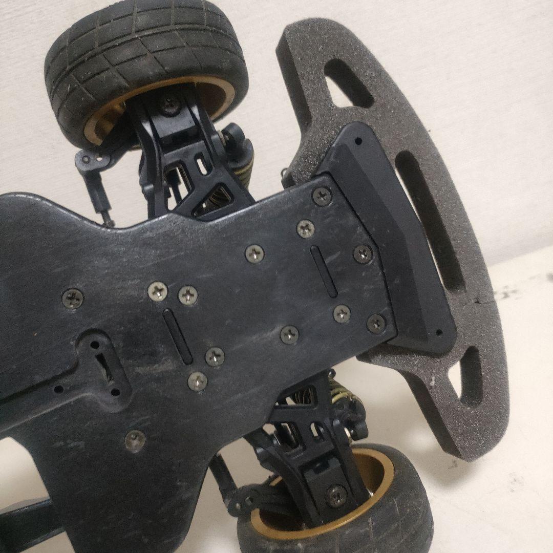 【動作有】タミヤTB-02シャーシ、プロポ、メカ、インプレッサWRCボディ付き