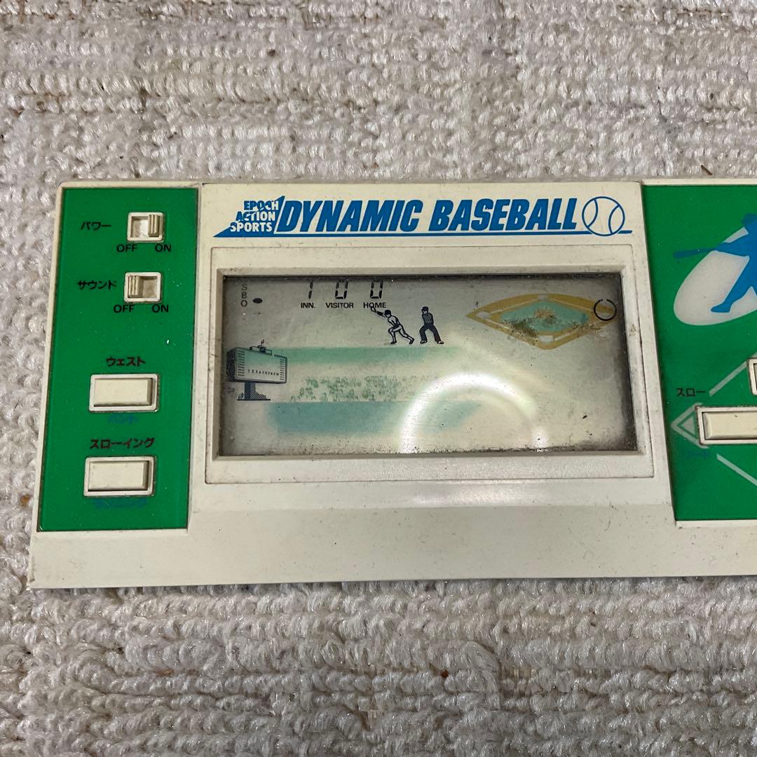 エポック社　1984年 ダイナミックベースボール。【稼働品　汚れあり】。