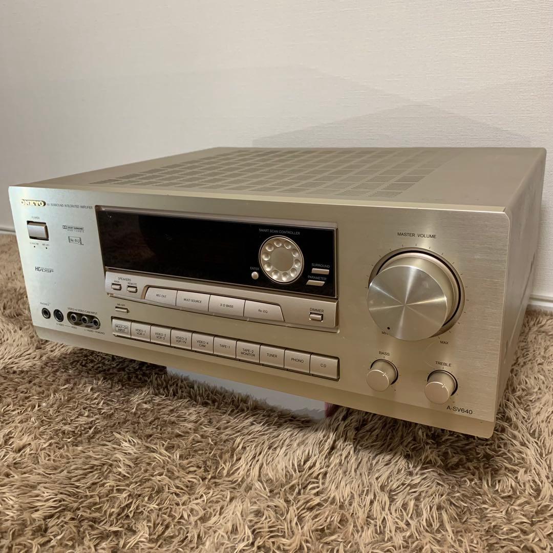 【美品】ONKYO A-SV640 AVアンプ 動作良好