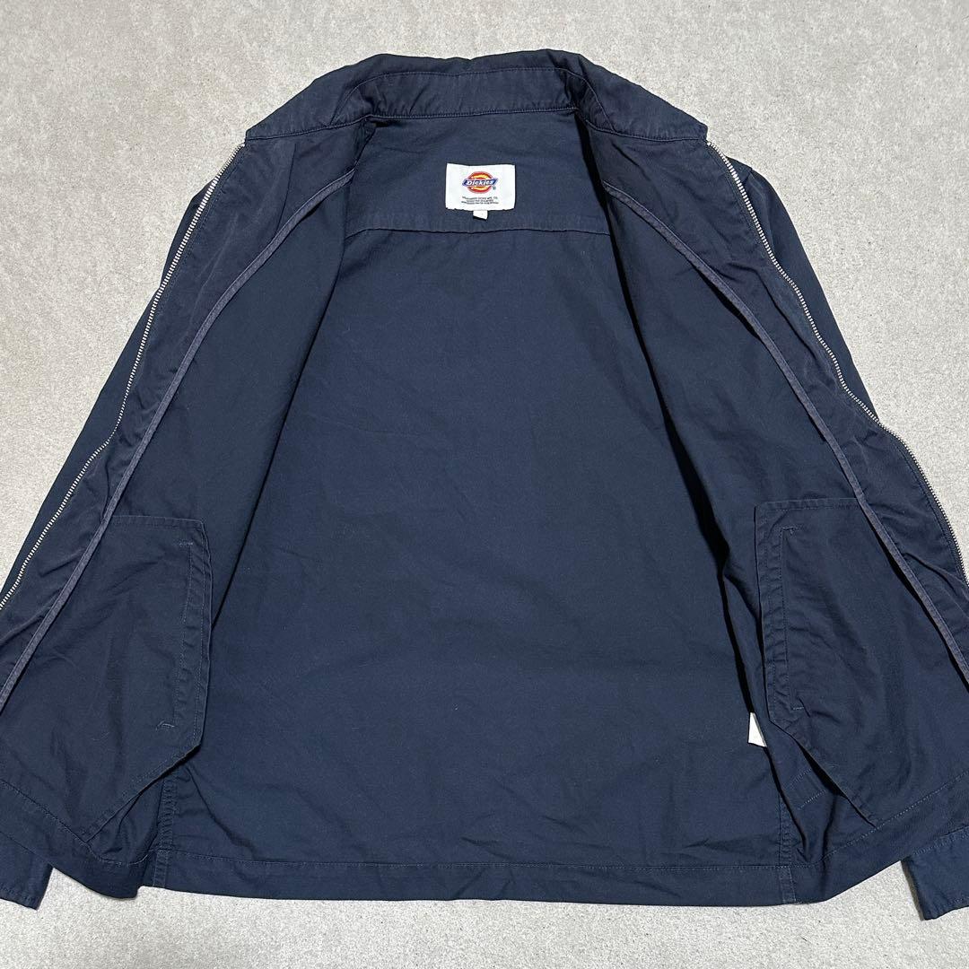 M✨ スイングトップ　ハリントンジャケット　Dickies ネイビー　ショート丈