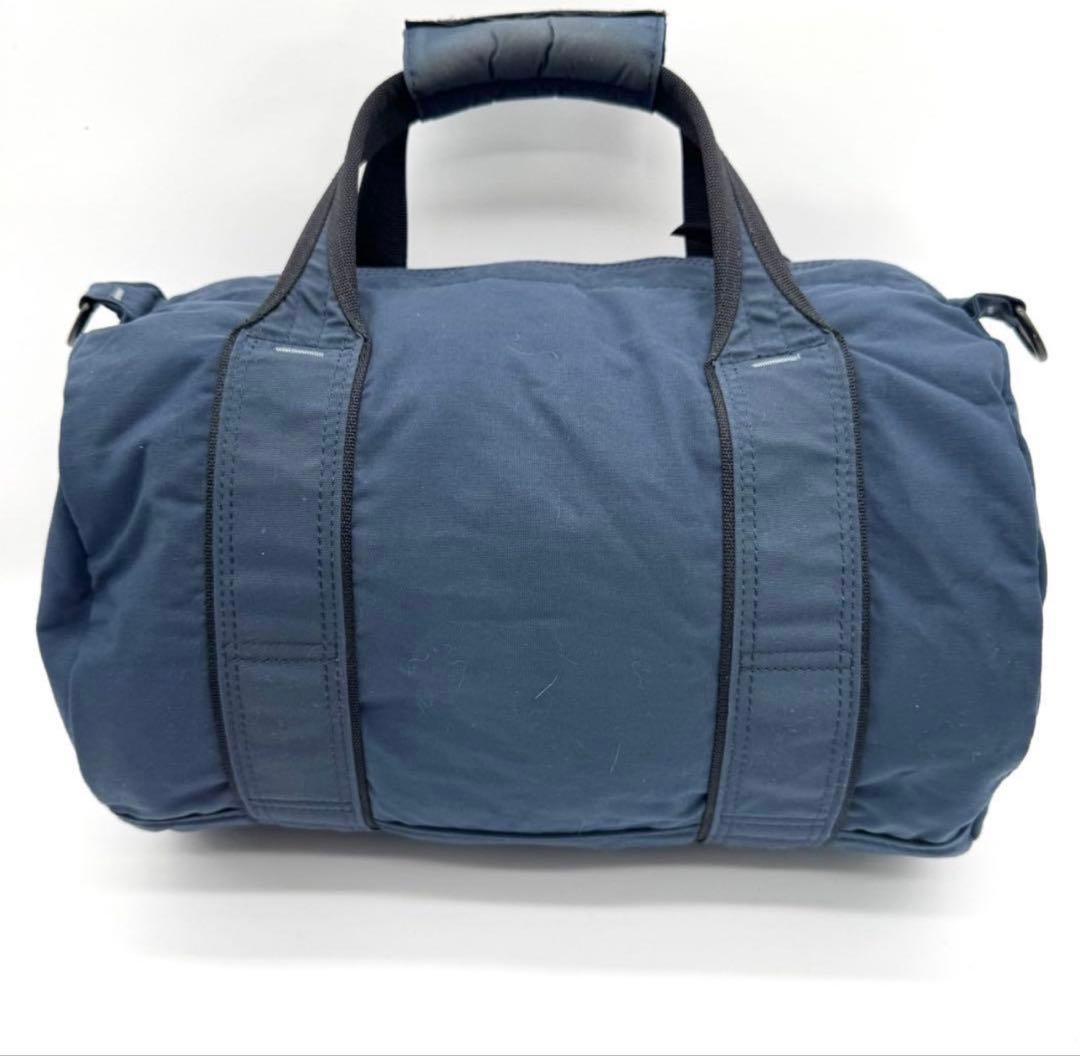 【美品】ポーター ショルダーバッグ 2way HYKE ハイク ドラムバッグ 紺