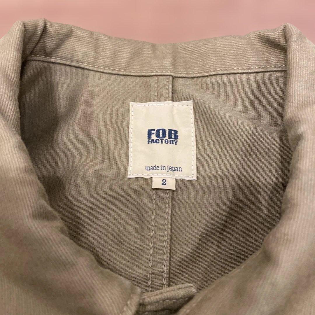 FOB FACTORY カバーオール サイズ2 オリーブ