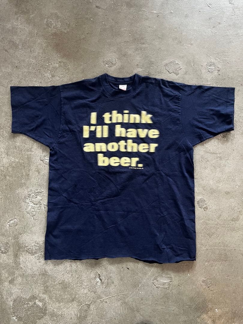 1659 90s モザイクT have another beer XL