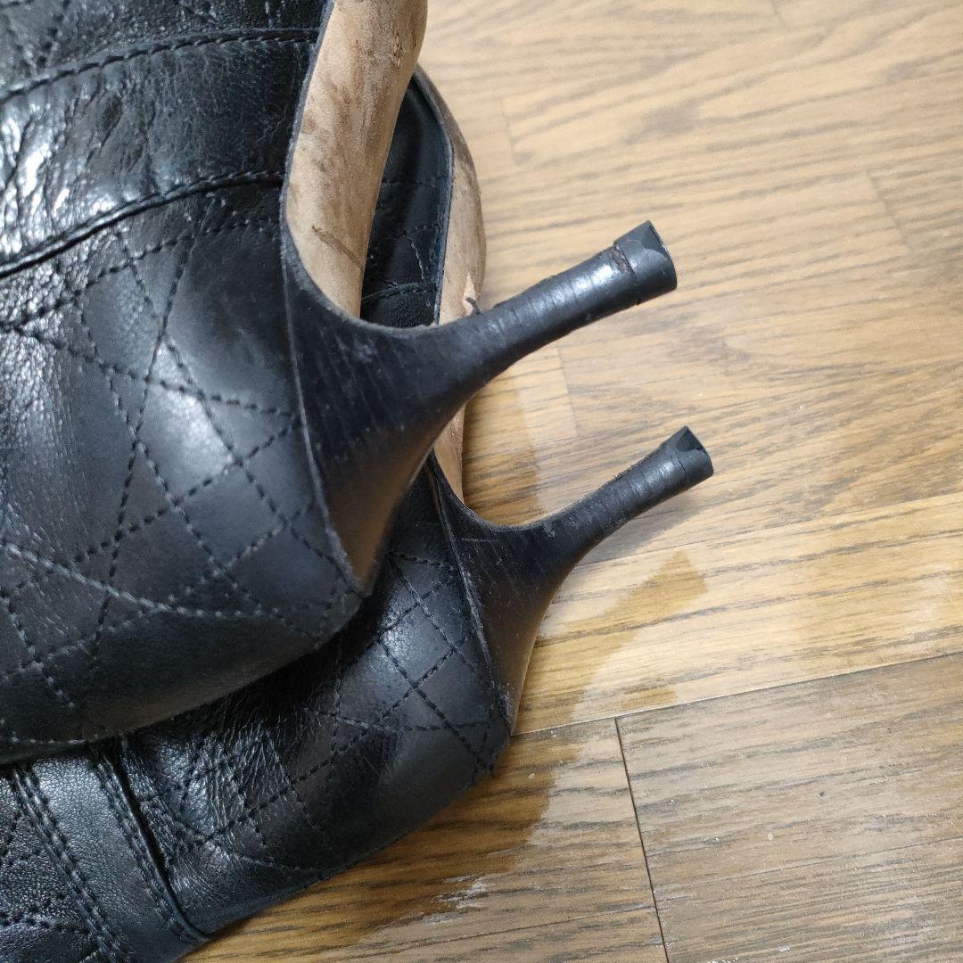 良品！ChristianDior　ロングブーツ　レザーシューズ　ディオール　36