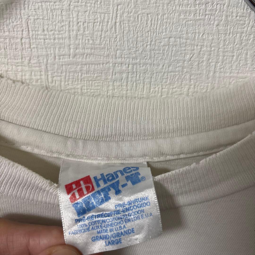 80s 90s USA製 Hanes ビンテージ Tシャツ アート art