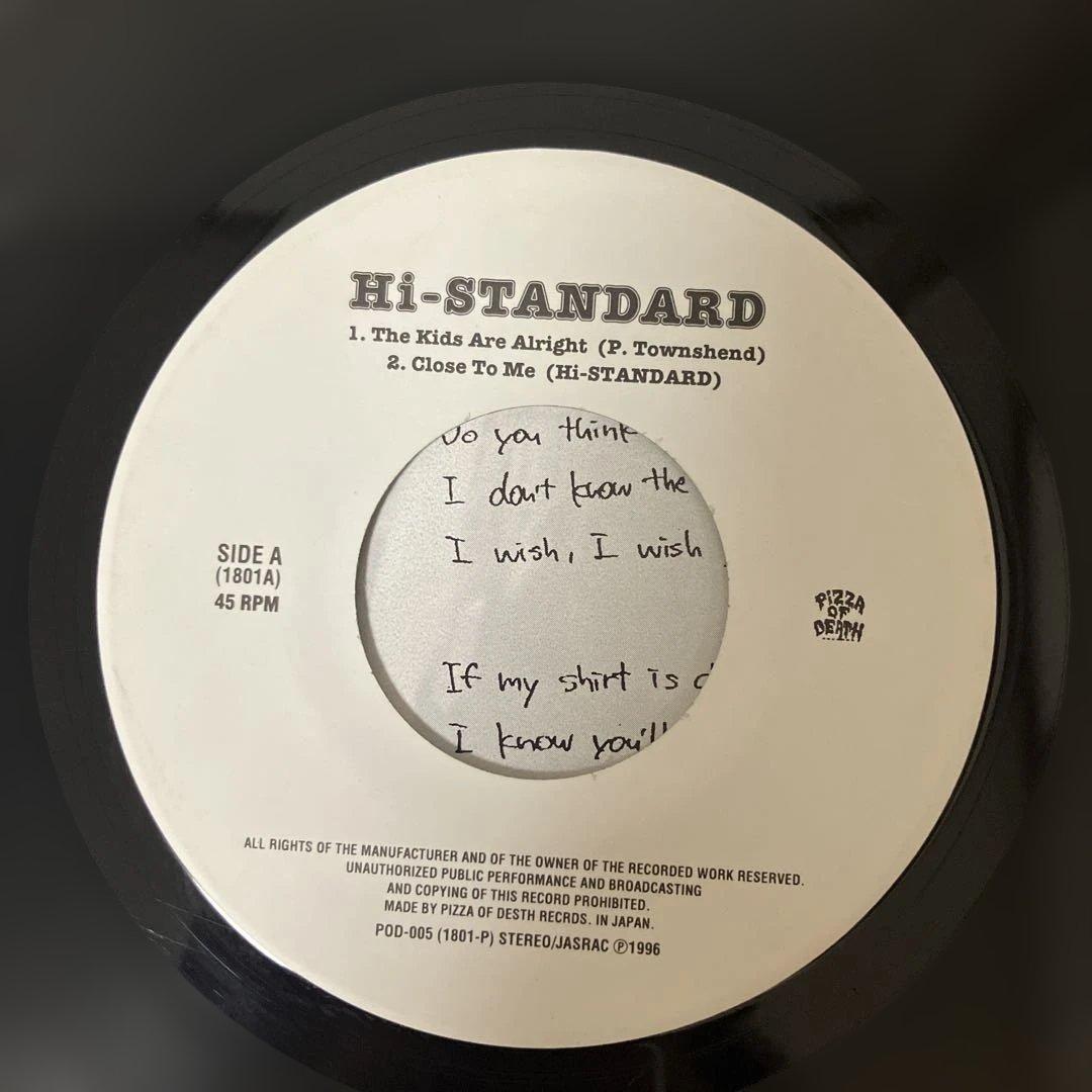 邦楽 THE KIDS ARE ALRIGHT Hi-STANDARD
