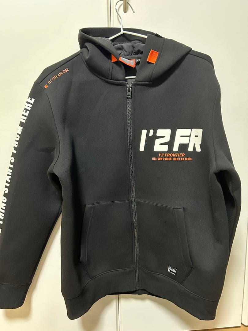 I'Z FRONTIER アイズフロンティア フルジップパーカー M ブラック
