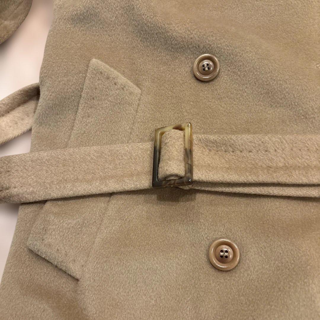 Max Mara カシミヤ混ウールロングコート