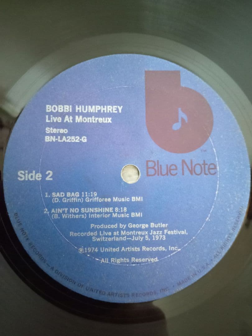 Bobbi Humphrey Live　レアグルーヴ　JAZZ ブルーノート