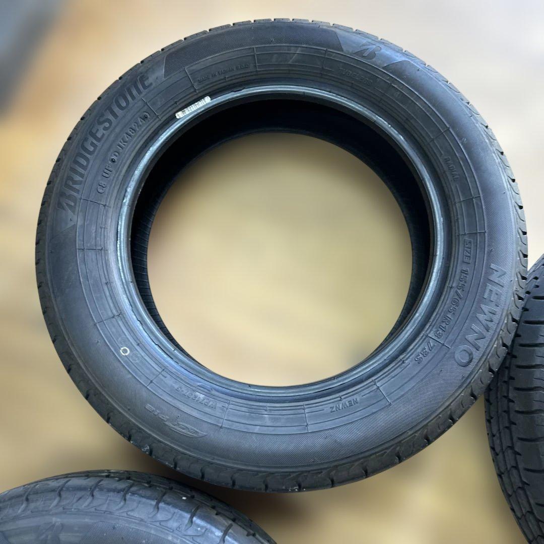ブリヂストン　155/65R13 夏用タイヤ　2024年　4本(57)