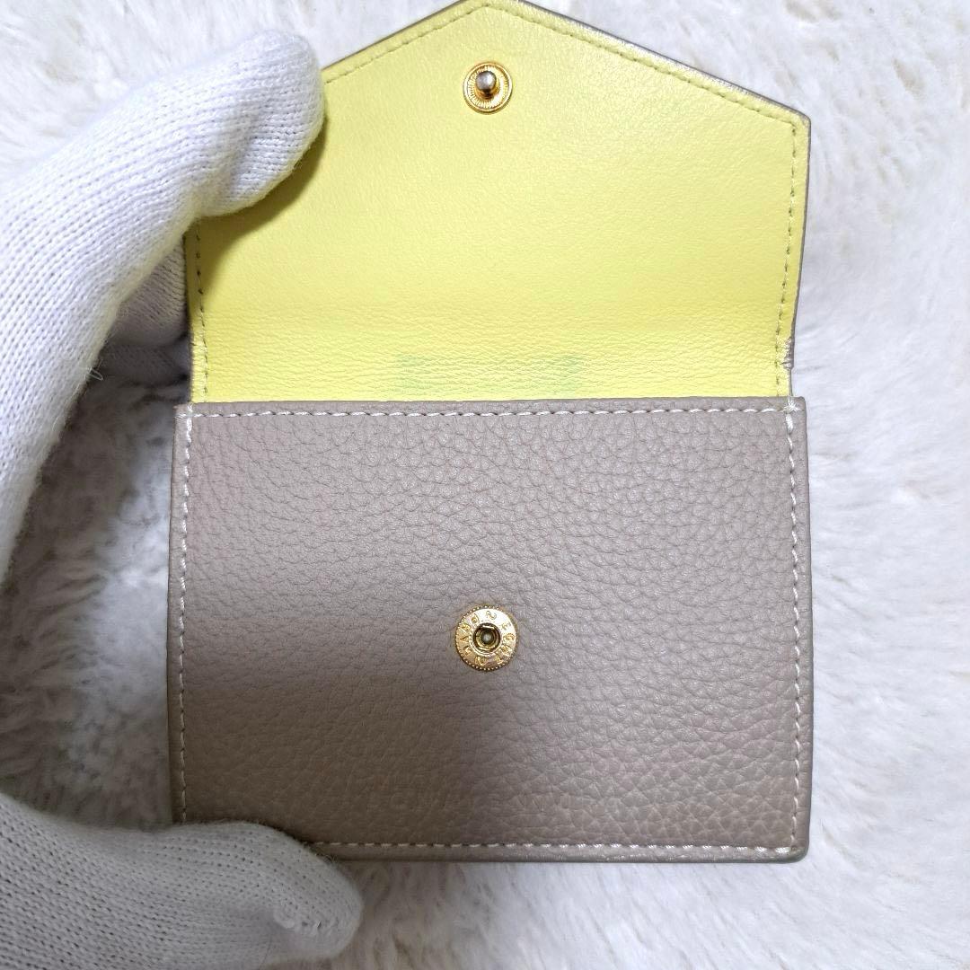 ✨極美品✨ボナベンチュラ　折り財布　三つ折り　エトープ　小銭入れ