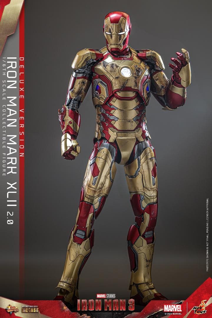 ホットトイズ 1/6 アイアンマン3 マーク42 DX版 MMS759D66