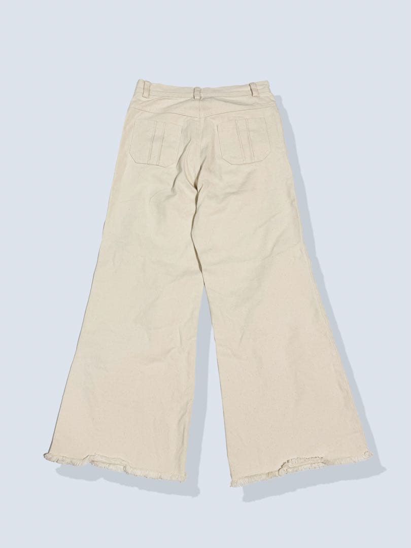 【u-tan】あさぎーにょ MANY RIBBON DENIM PANTS
