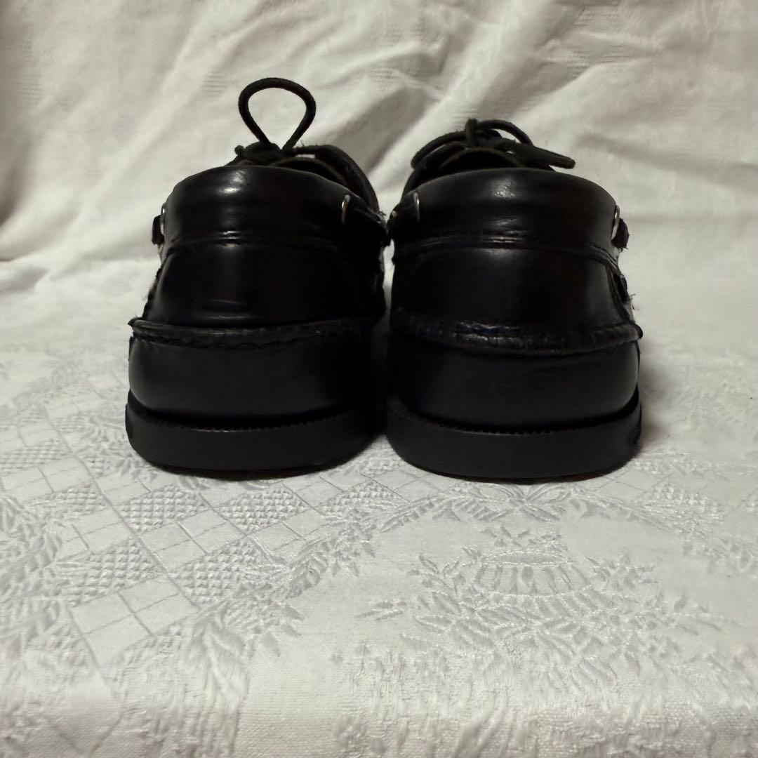 ジーエイチバス　デッキシューズ　黒　UK9　US10　EU43　28cm