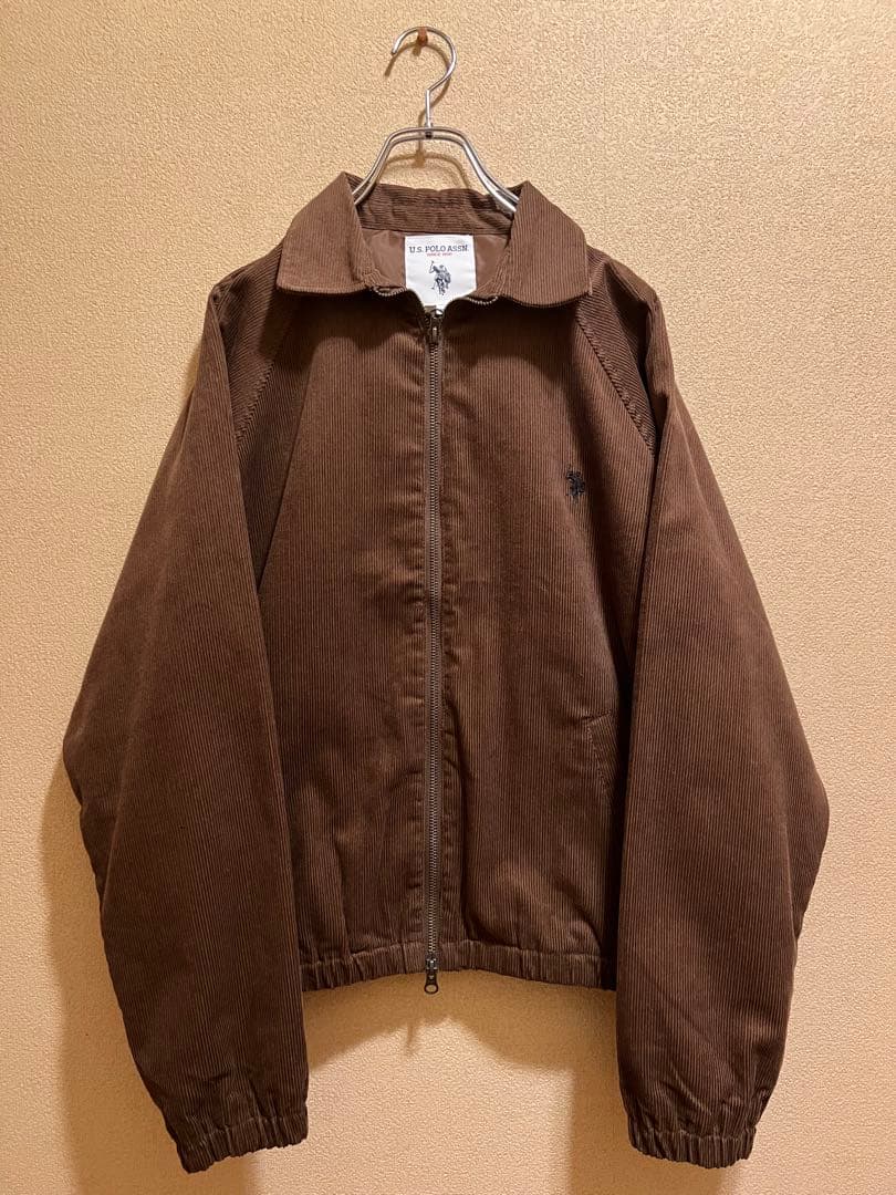 新品【U.S. POLO ASSN. 】ブルゾン　コーデュロイ ブラウン 短丈