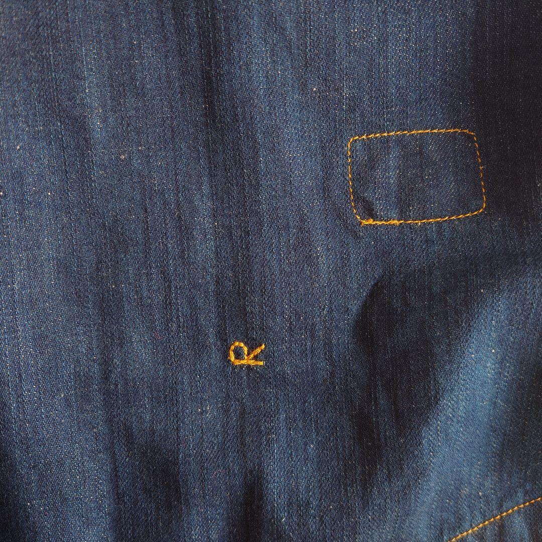 45R 小麦デニムのタックレースTシャツ 45rpm