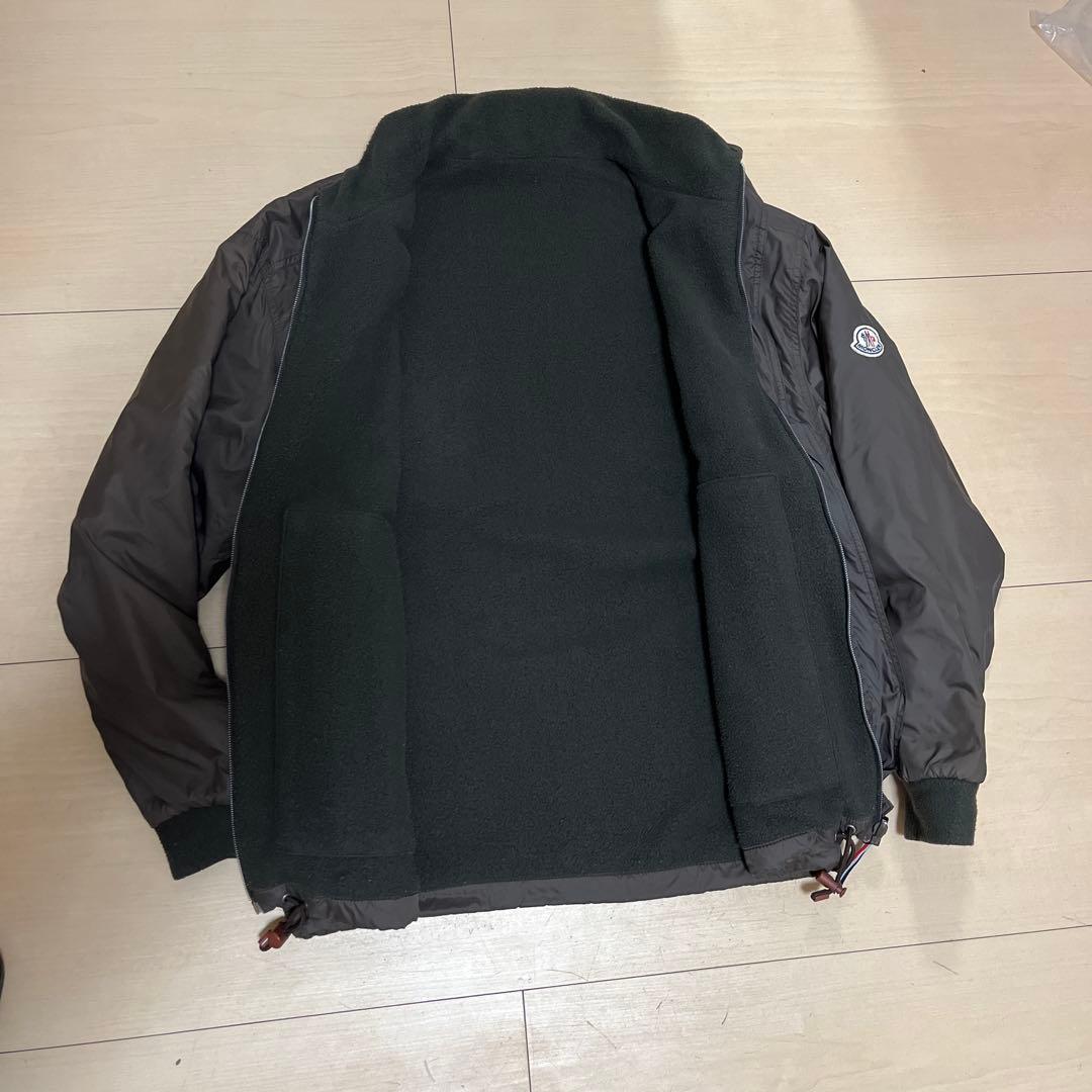ヒ*ロ様 Moncler ナイロンフリースジャケット M〜Lダークブラウン