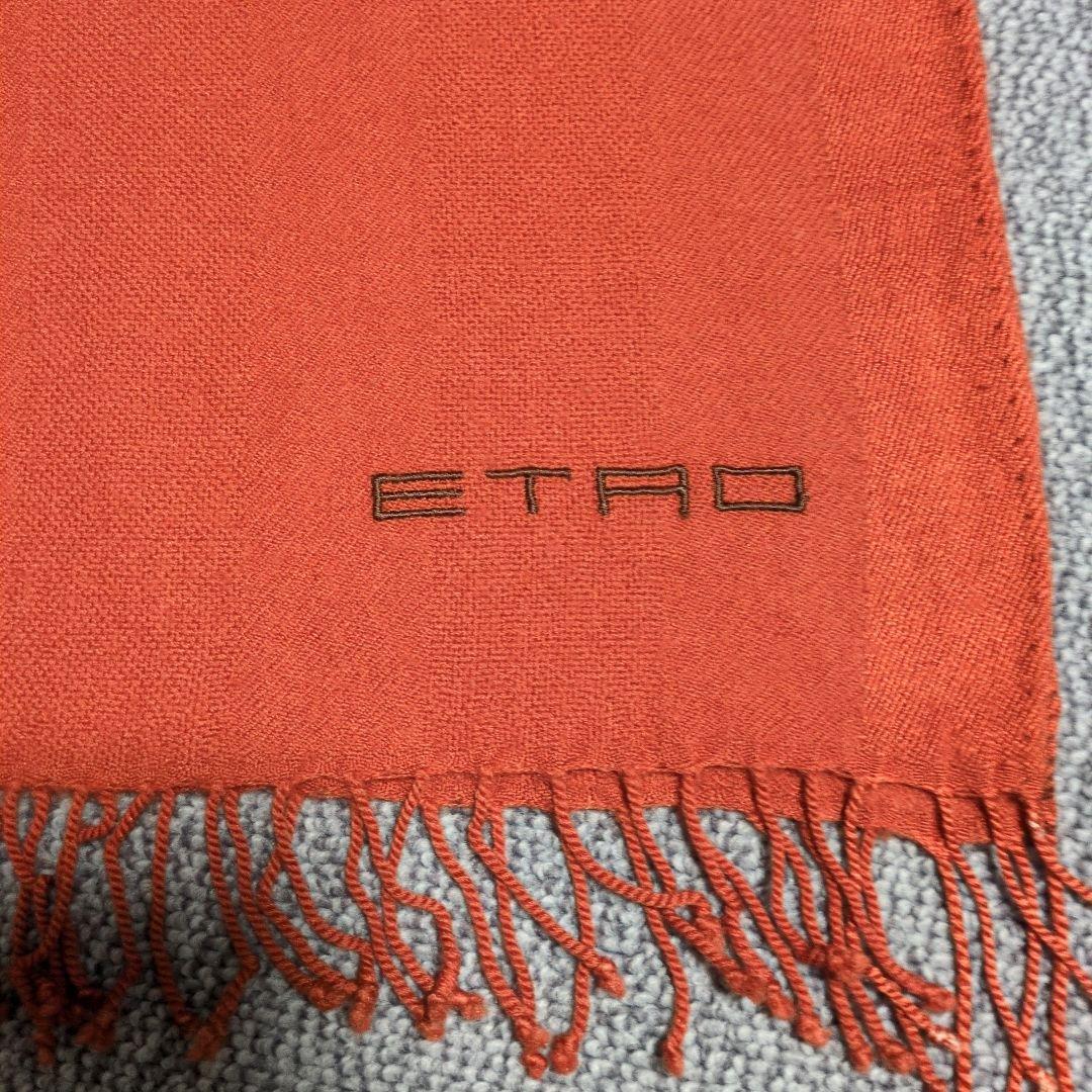 ETRO シルクカシミア混のウールストール