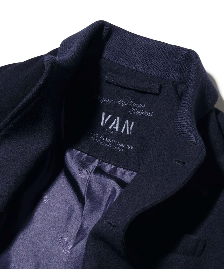 VAN JACKET シングルショートコート ピーコート ブルゾン シンプル