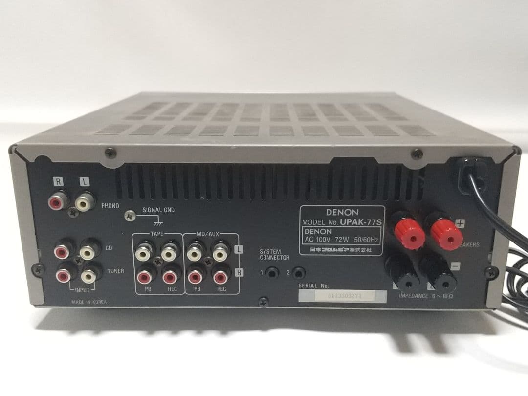 DENON UPAK-77S プリメインアンプ