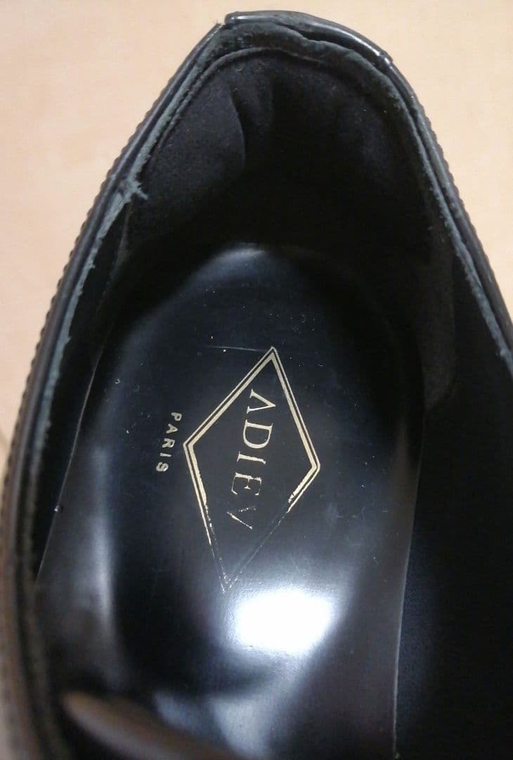 ADIEU(アデュー)TYPE 124 BLACK ダービーシューズ 43