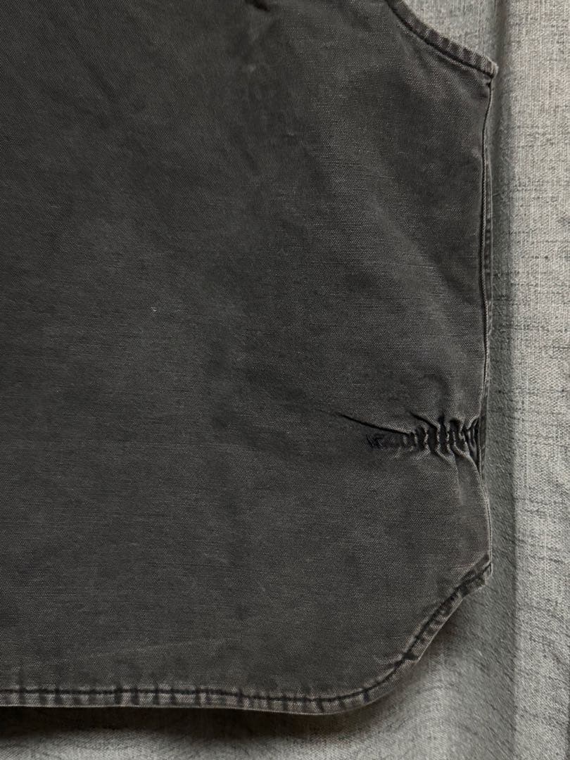 90s Carhartt カーハート ダックベスト ブラック 腰ゴム