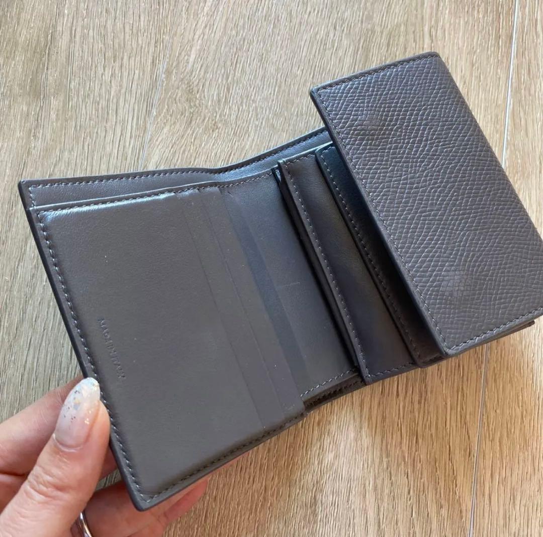 CELINE セリーヌ スモール トリフォールドウォレット ペブル 財布 美品