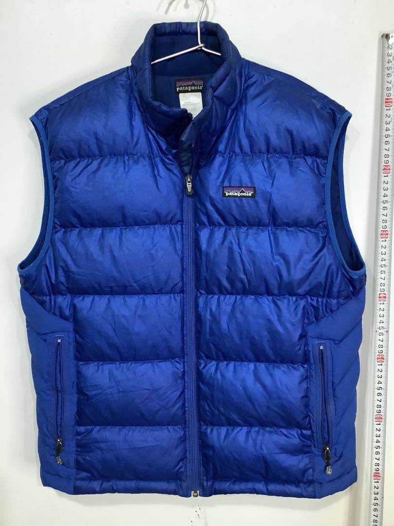 グラスホッパー 　Patagonia ダウンベスト M 青