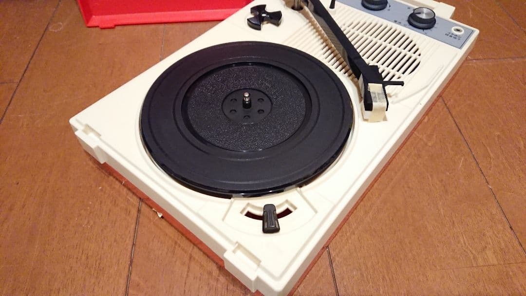 新品未使用 説明書付 COLUMBIA ポータブルレコードプレーヤー GP-3