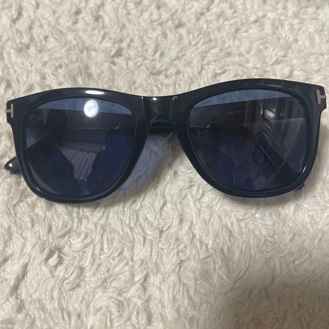 TOM FORD Leoブラック サングラス　ケース付き