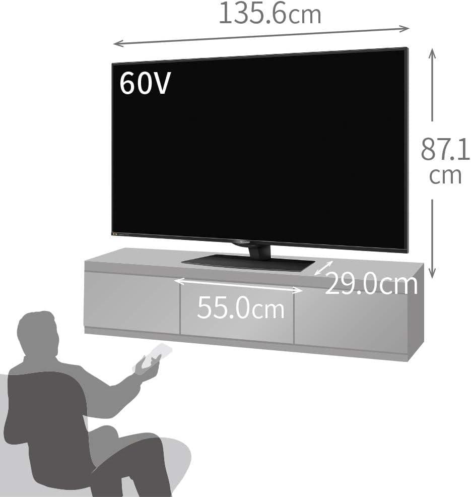 【お値下げOK】SHARP 60V型 8K AQUOS Android 4K