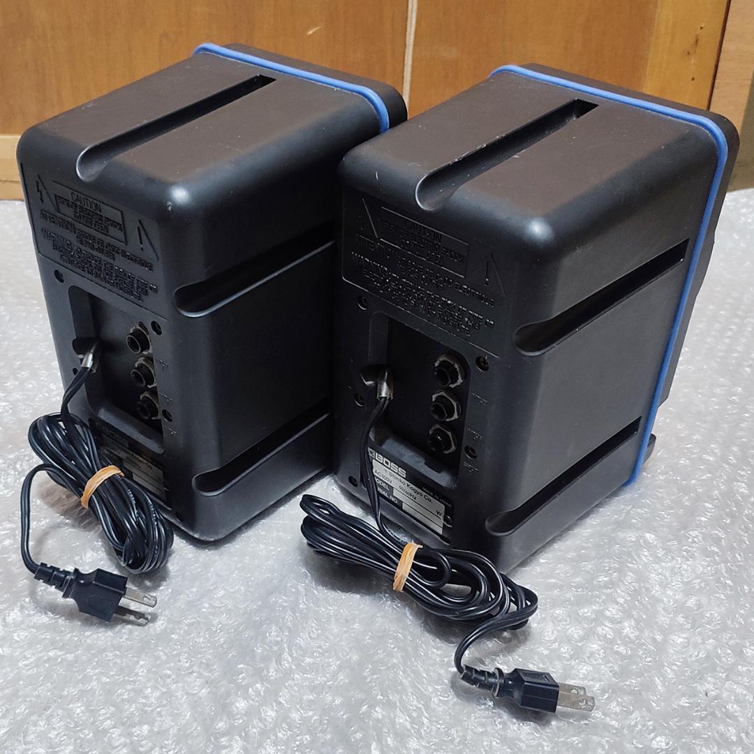 BOSS MA-12 アンプ内蔵 モニタースピーカー 動作良好 ペア
