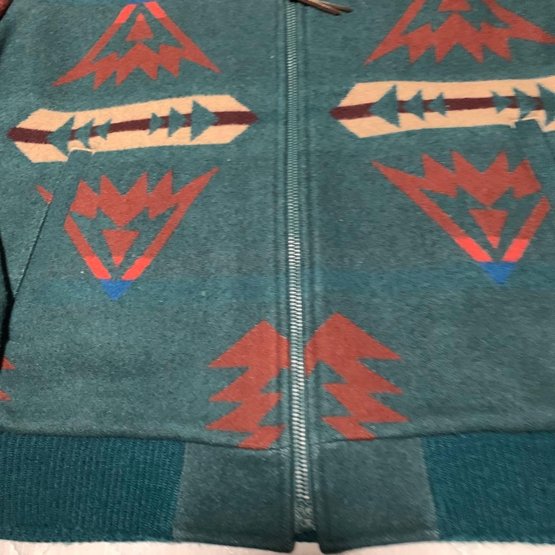 pendleton USA製　ラグ柄　ウールジャケット　サイズL