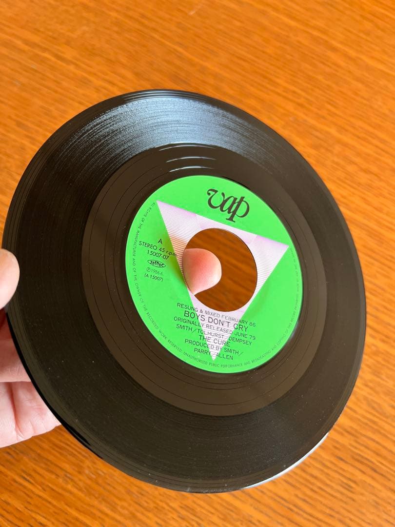 The Cure / Boys Don’t Cry 7inch (レコード)