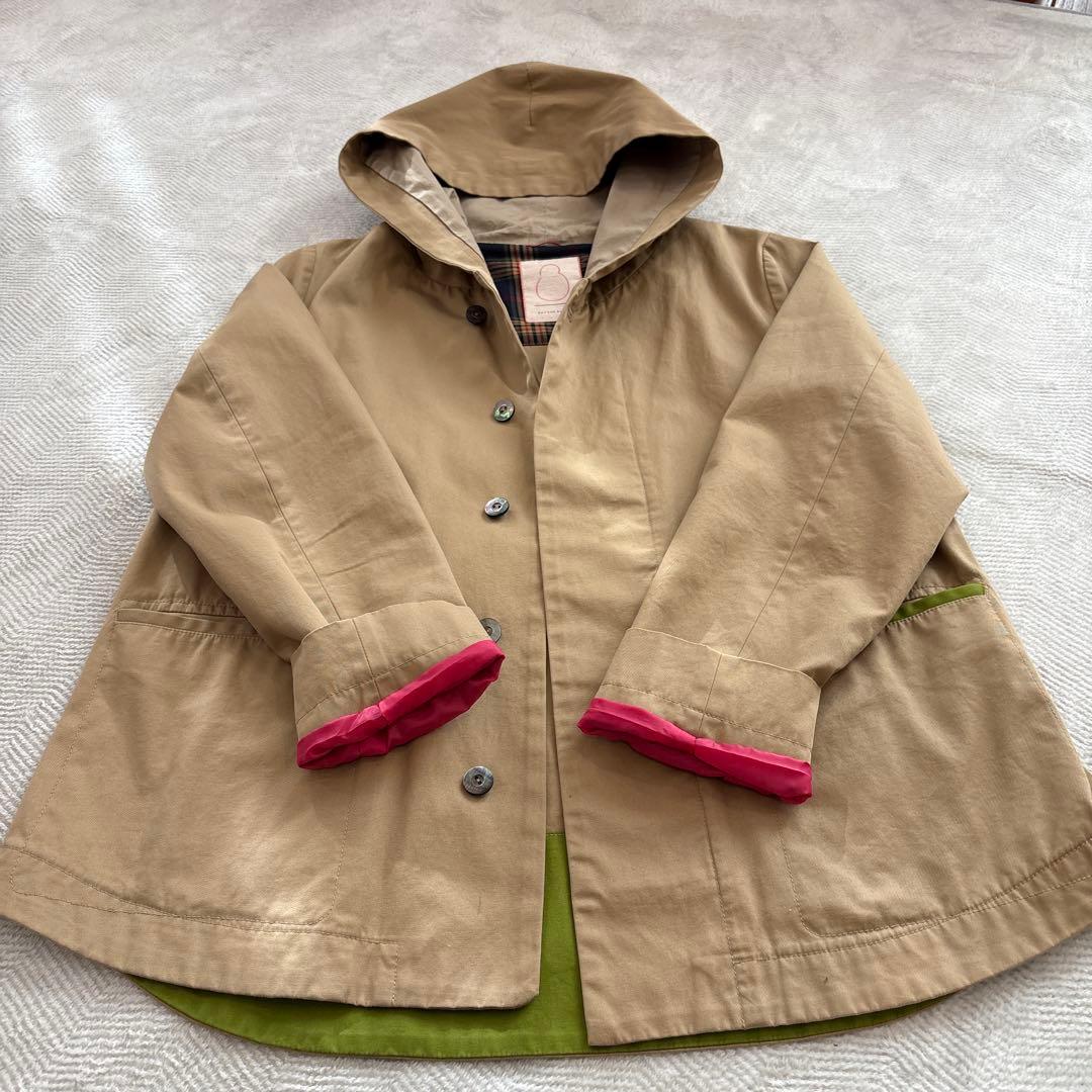 本日限定 パラスパレス　ハイカウントギャバフードブルゾン サイズ3