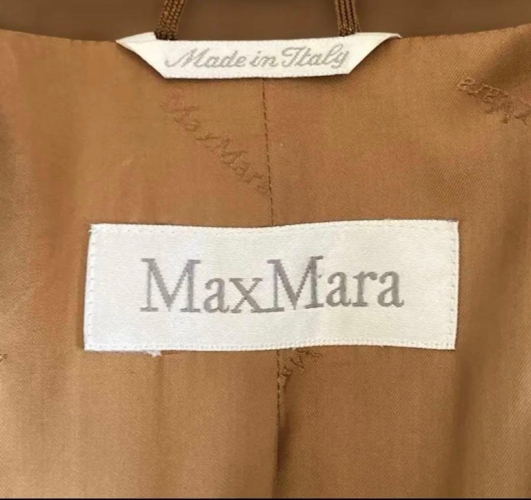 MaxMara マックスマーラ 白タグ　コート サイズ40 ブラウン