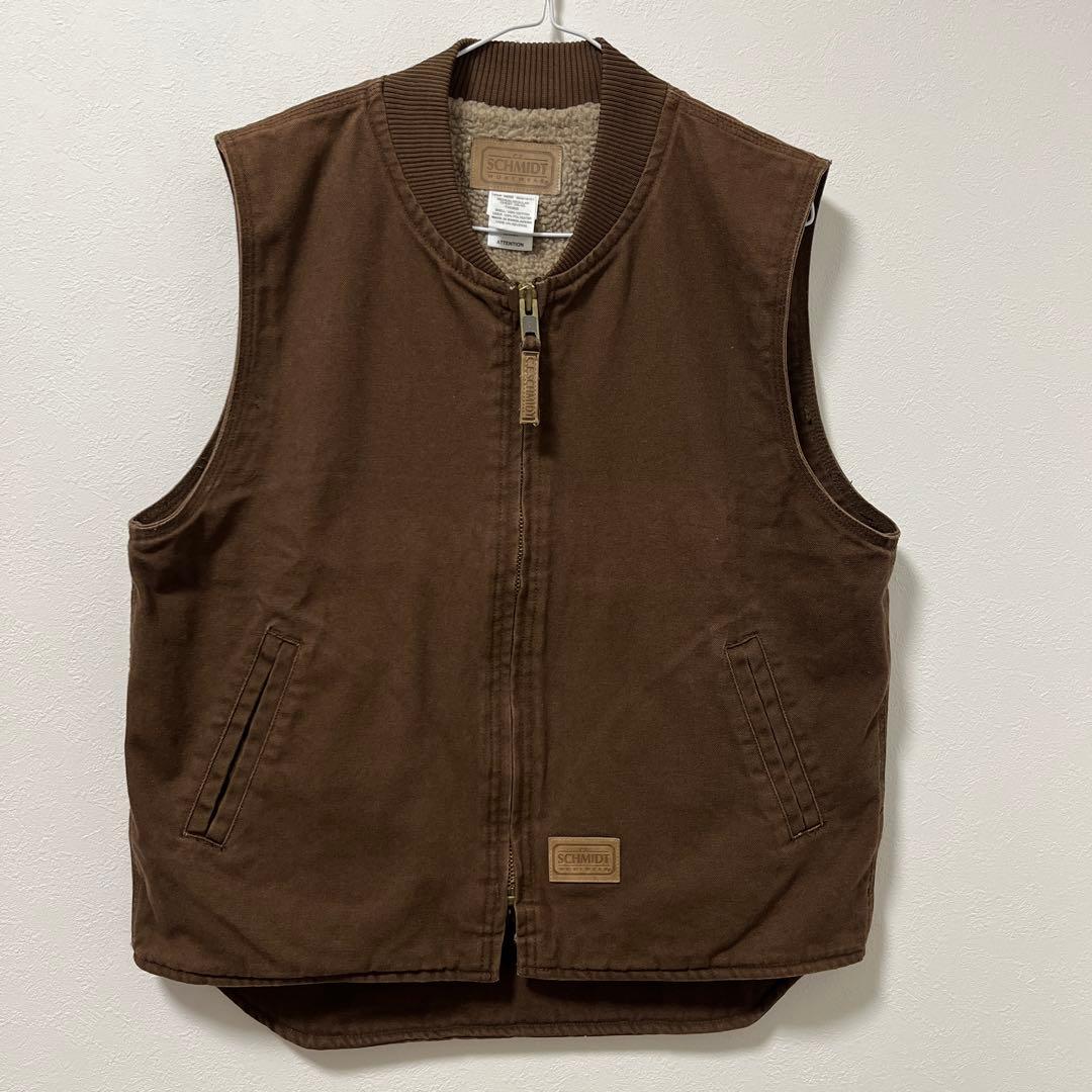 C.E. SCHMIDT ブラウン ノースリーブベスト