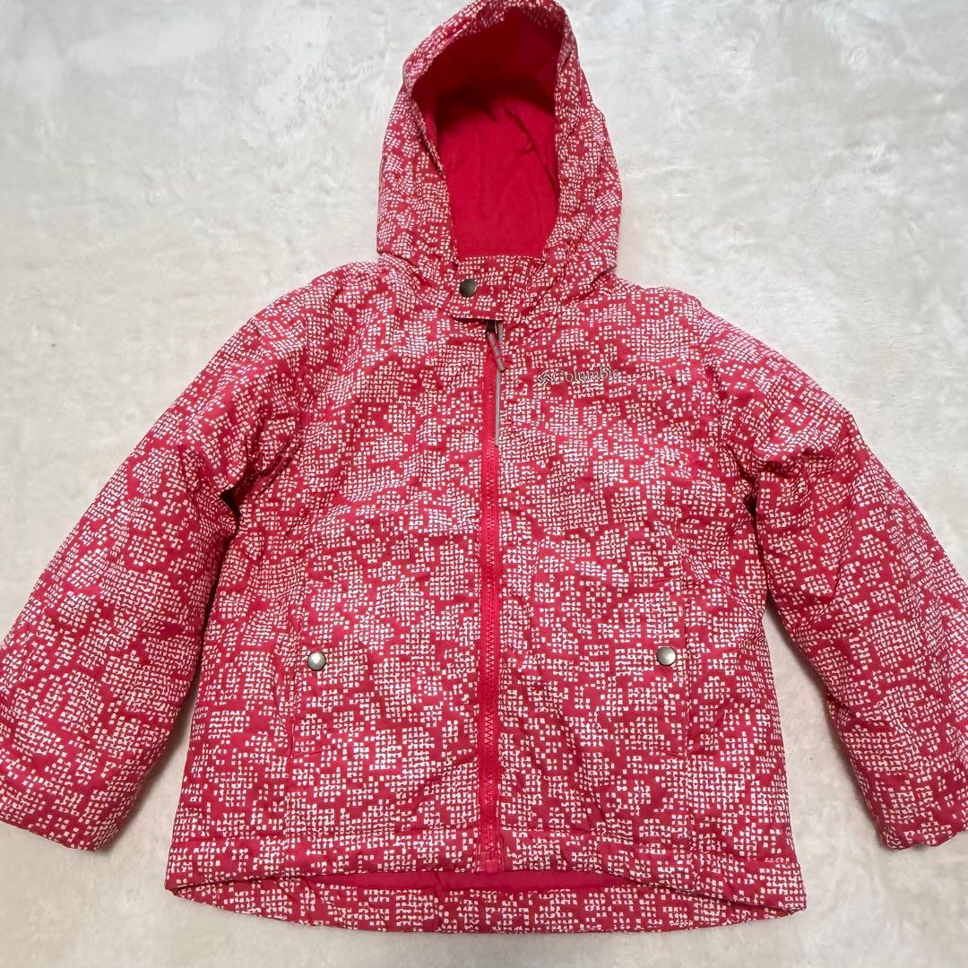 極美品　Columbia スキーウェアセット XXS 110サイズ　ピンク