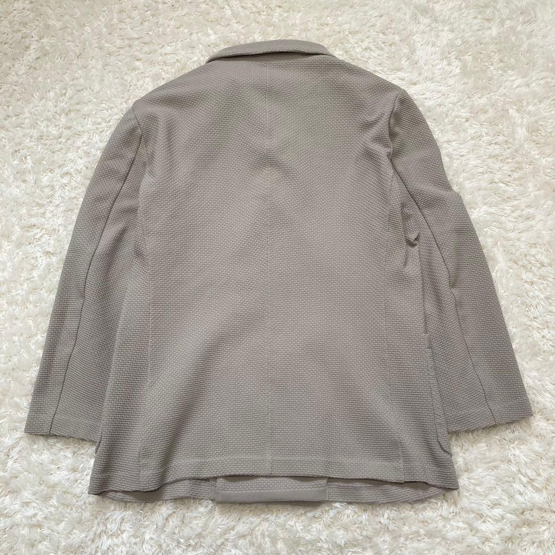 未使用級✨️24SS エポカウォモ ダブルブレストニットジャケット ベージュ 46