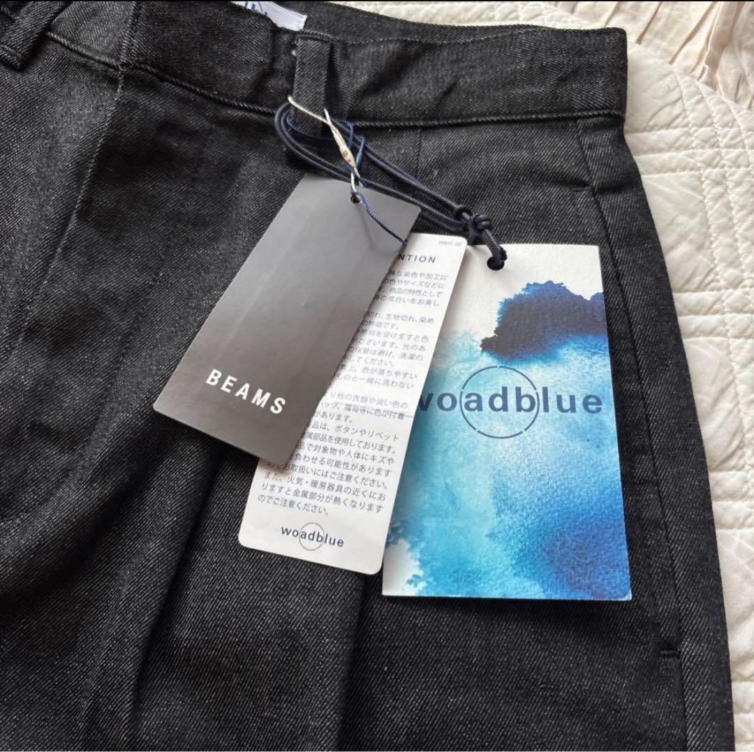 【✨新品タグ付き】坪田あさみ × woadblue / 2タック デニムパンツ