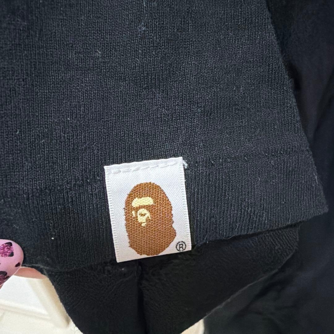 A BATHING APE シャークデザイン Tシャツ S 黒