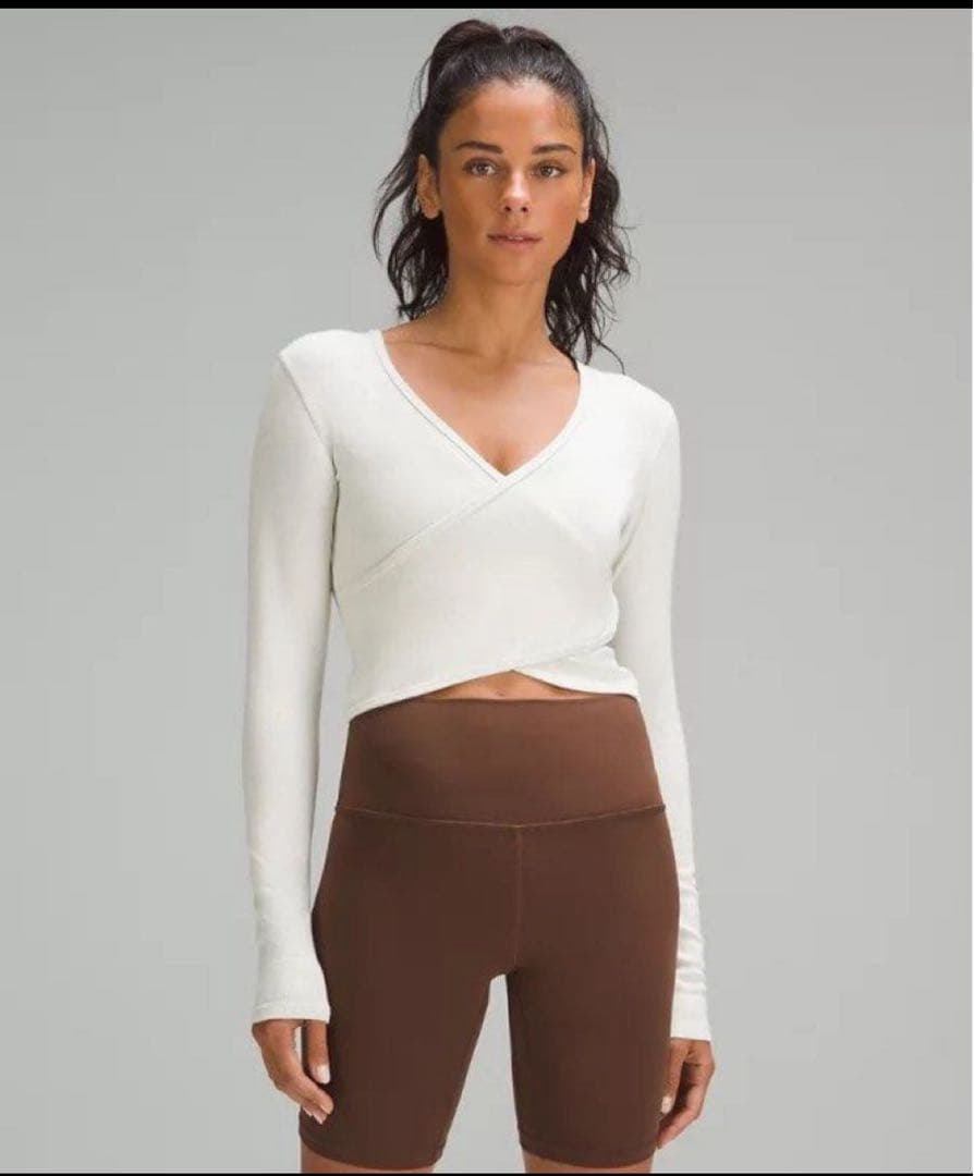 ®️oki！ルルレモン Ribbed Long Sleeve Top