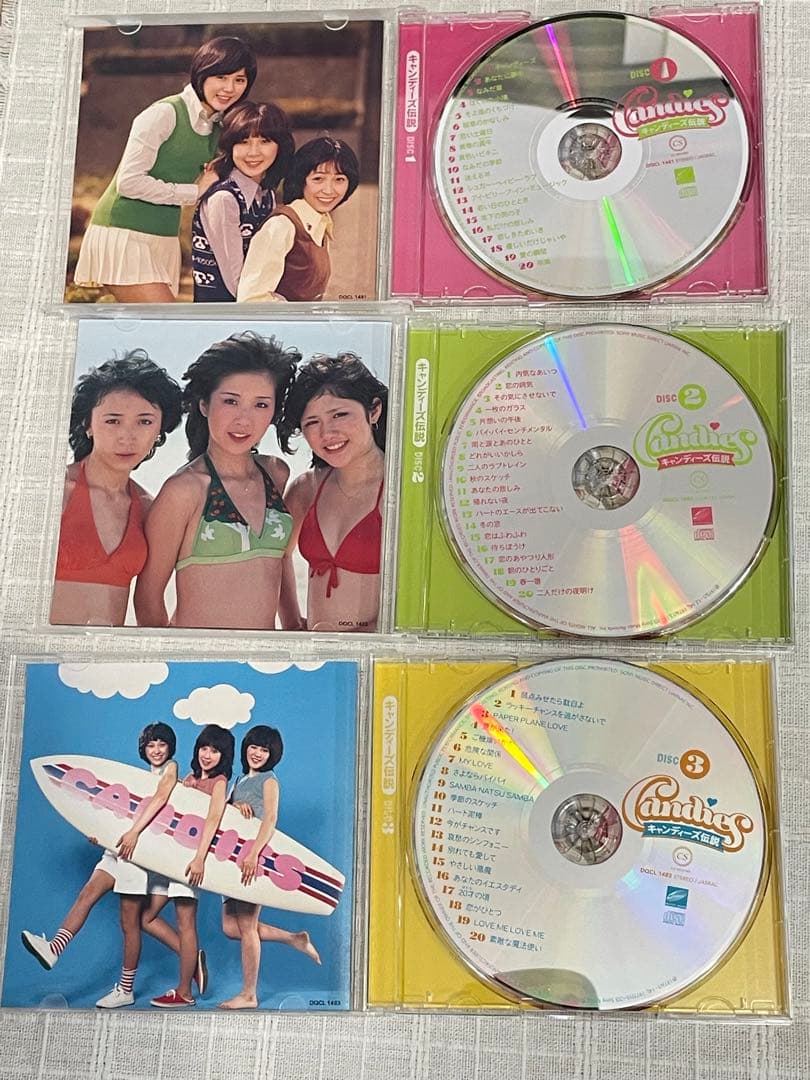 キャンディーズ伝説　5枚組　CD-BOX