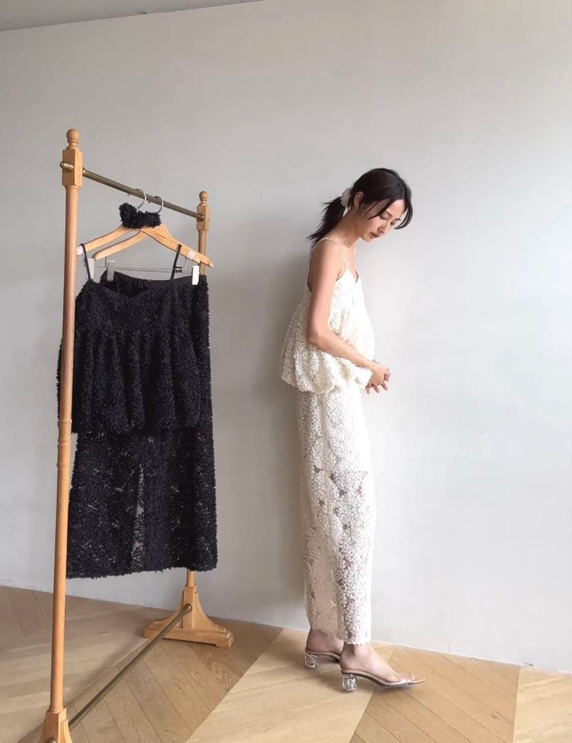 SeaRoomlynn Petal Tulleロングスカート 新品タグ付き