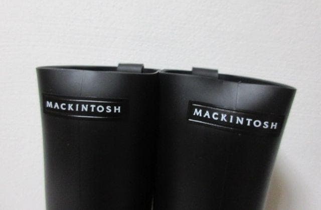 38 MACKINTOSH マッキントッシュ レインブーツ WISTON 黒