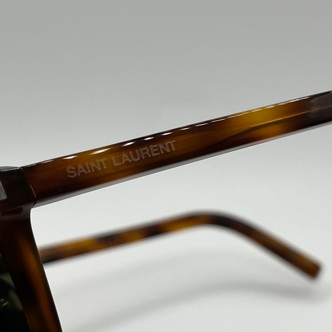 レア SAINT LAURENT ブラウン サンローラン サングラス べっ甲柄